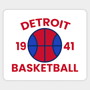 basketball detroit Sticker